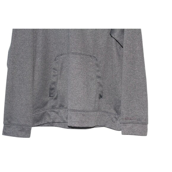 Under Armour Sweatshirt Size Large Hoodie Hooded Pullover Men Gray Blue Logo. - Picture 4 of 7